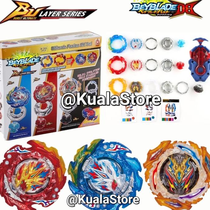 Jual Beyblade Burst Super Hyperion King Helios Ultimate Fusion Dx B203 ...