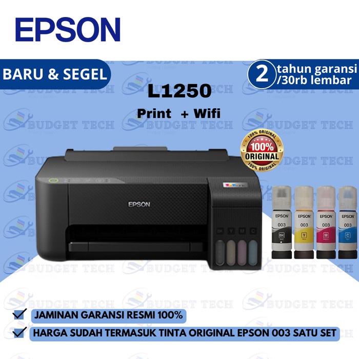 Jual Printer Epson Ecotank L1250l1251 A4 Wi Fi Ink Tank A4 Print Wifi Shopee Indonesia 7408
