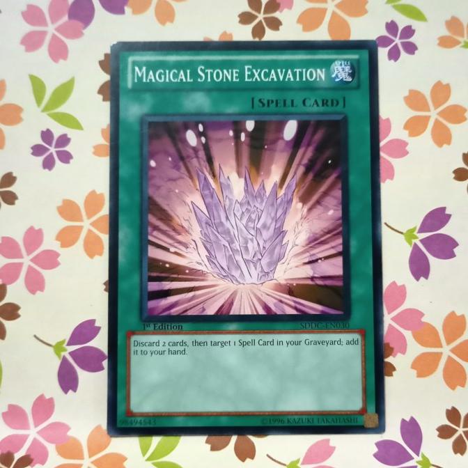 Yu-Gi-Oh! Magical Stone Excavation Card - SDDC-EN030 Common 1st Edition From Dragons Collide