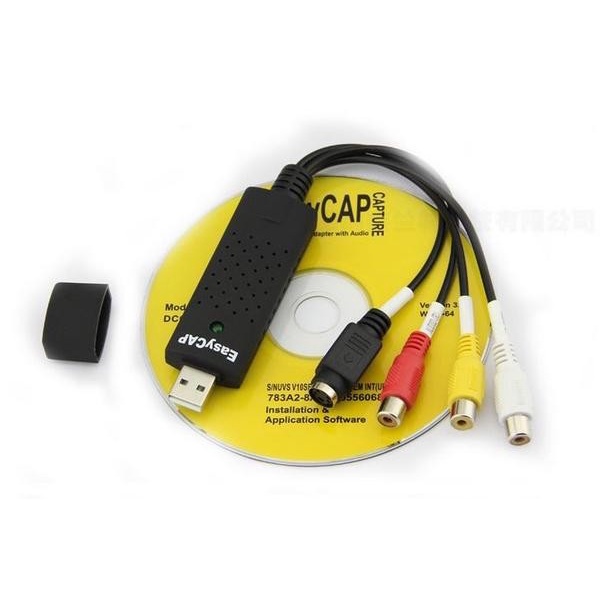 Jual usb to av rca easy capture usb 2 0 dvr easy cap dvr 1 channel