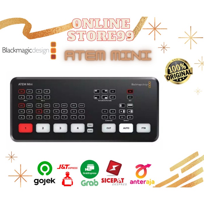 Jual ATEM Mini HDMI Live Stream Switcher Blackmagic Design. | Shopee ...