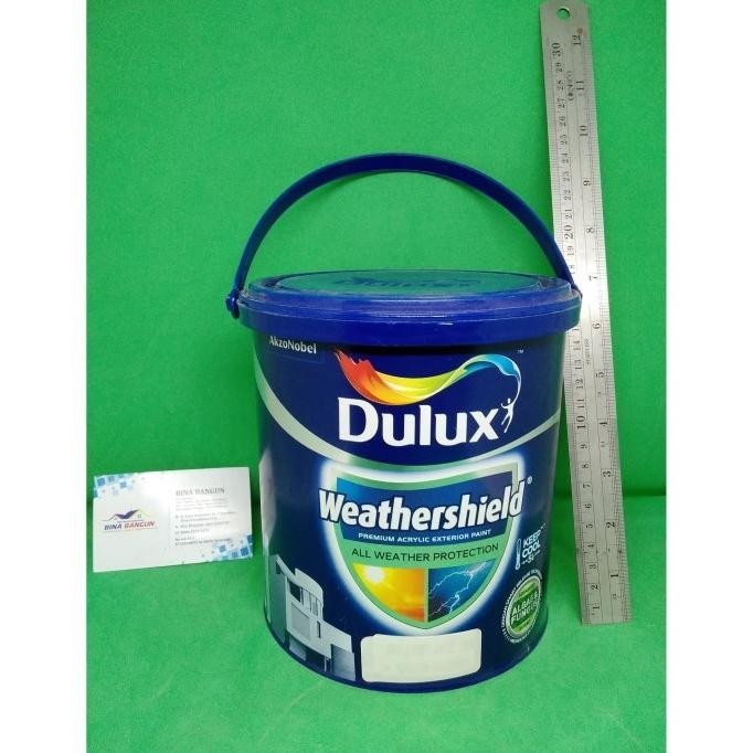 Jual Cat Dulux Weathershield M Brilliant White Galon Kg