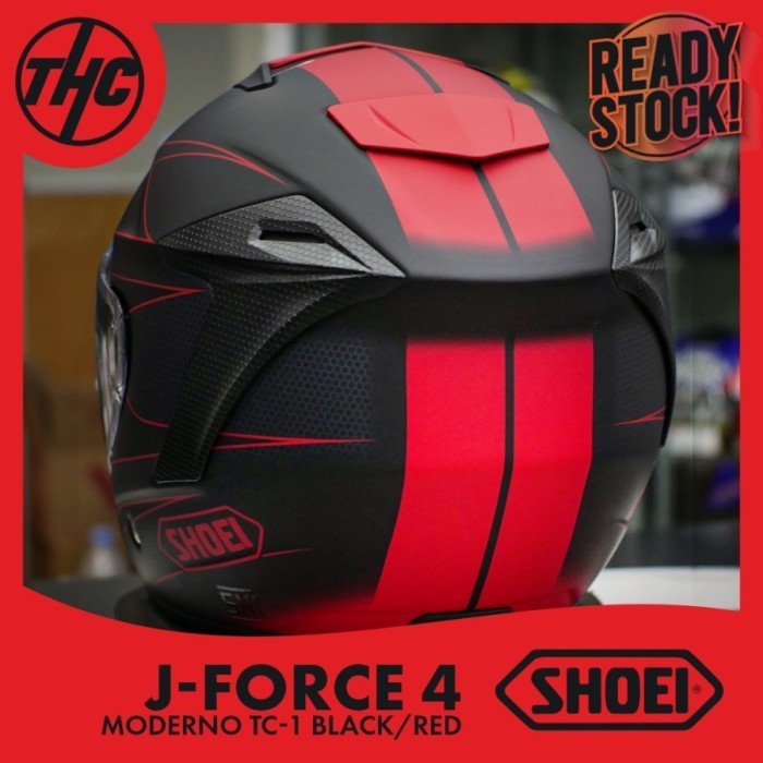 Jual [Ori] Shoei J-Force 4 Moderno Tc-1 Black Red J Force Iv