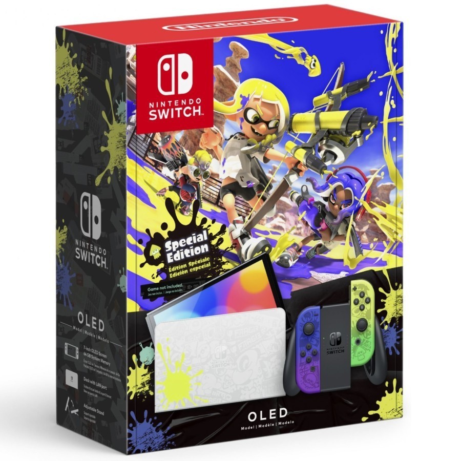 Jual [LIMITED QUALITY] Console Nintendo Switch Oled Splatoon 3 Limited ...