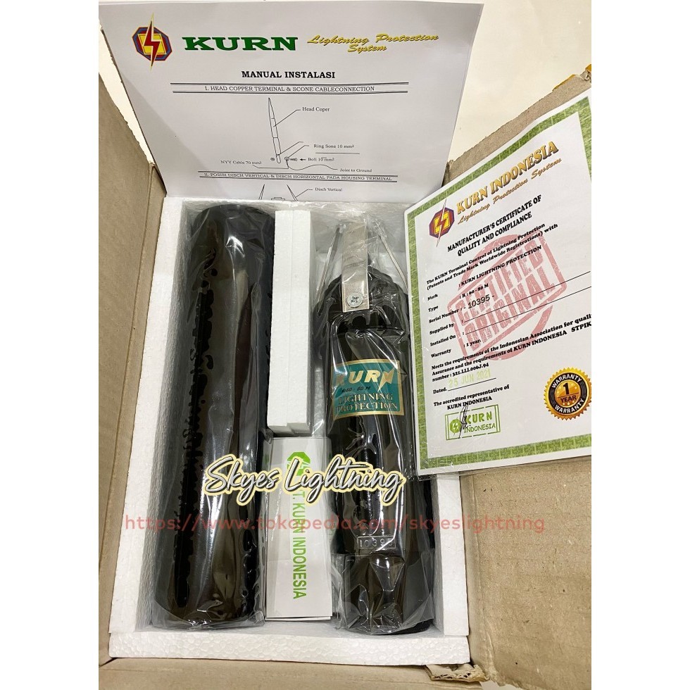 Jual [Baru] Penangkal Petir Kurn R60-80 Original - Indonesia Terbatas ...