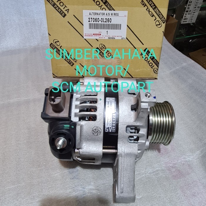 Jual [New Ori] Dinamo Amper Alternator Innova Diesel 27060-0L260 2016 ...