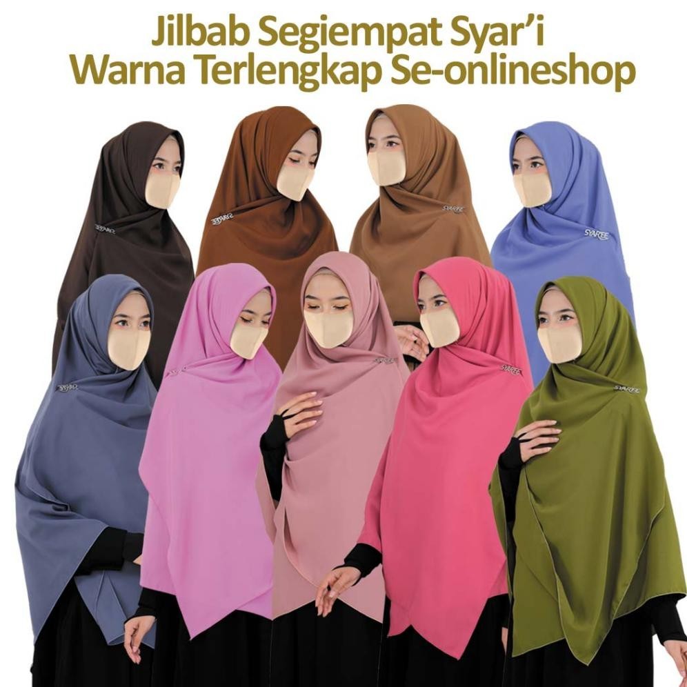 Jual "Limited Time" Alifa 150 GROSIR 60++ Warna | ORIGINAL Jilbab Segi