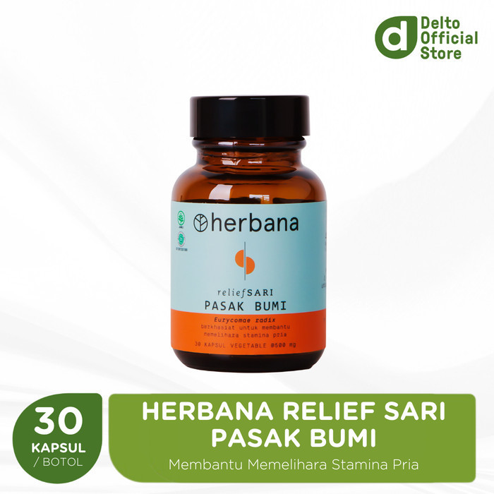 Jual Herbana Relief Sari Pasak Bumi 30 Kapsul Shopee Indonesia