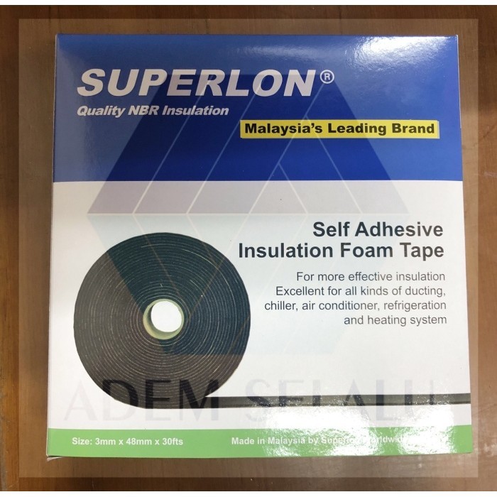 Jual Superlon Self Adhesive Insulation Foam Tape | Shopee Indonesia