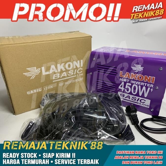 Jual Mesin Las Travolas Lakoni Basic 123ix Inverter Welder 123