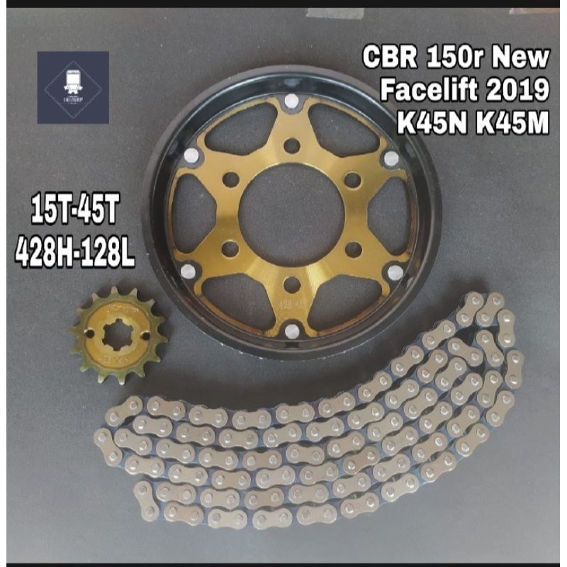 Jual GIR SET CBR150R 6 LUBANG ORI GEAR SET SERATUS LIMA PULUH GIR SET