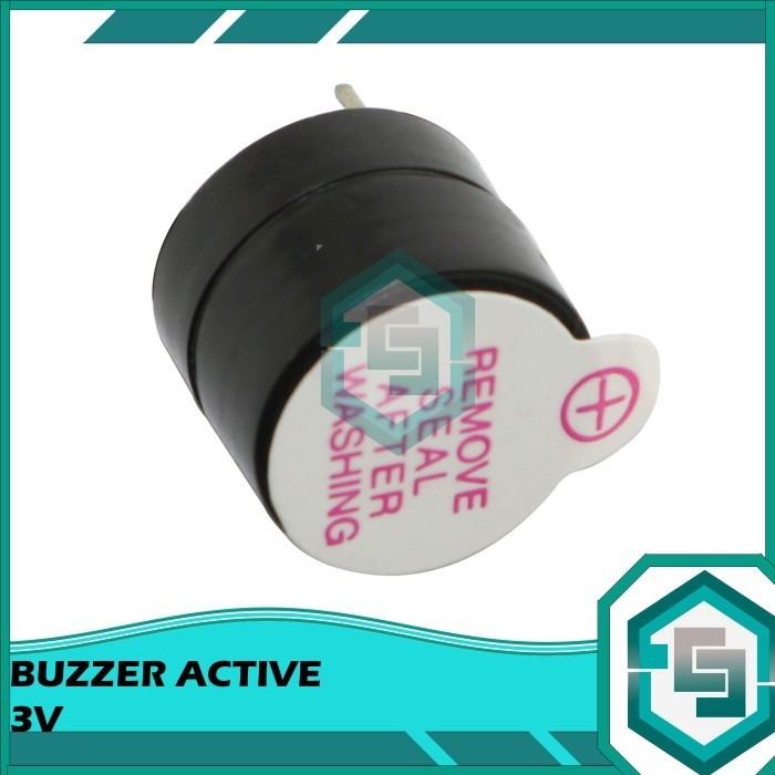 Jual BUZZER SPEAKER ACTIVE 3V 3.3V 12X9.5MM UNTUK ARDUINO UNO MEGA MINI ...