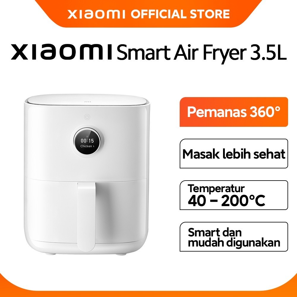 Jual Official Xiaomi Smart Air Fryer 3.5L Sehat Sirkulasi Udara Panas ...