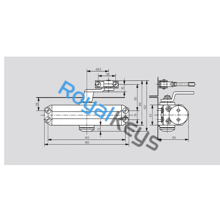 Jual Door Closer Dorma Dormakaba Ts 77 Ts77 Nho Penutup Pintu Otomatis
