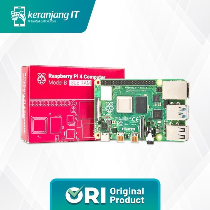 Jual Raspberry Pi 4 Model B RAM 8GB (Made in UK) | Shopee Indonesia