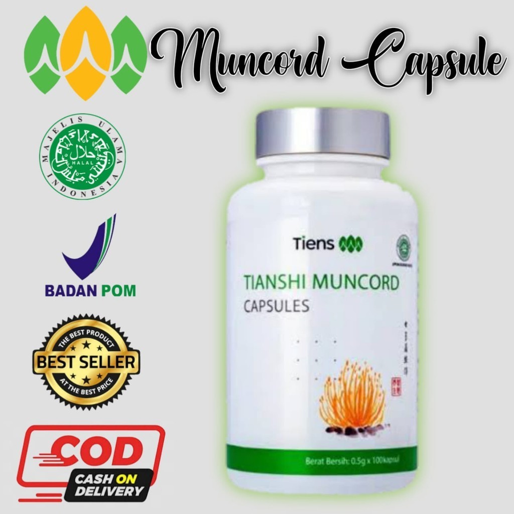 Jual Muncord Capsule / Isi Ecer Kapsul | Imunitas Tubuh Tianshi ...