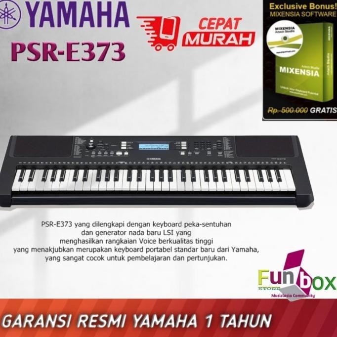 Jual Keyboard Yamaha Psr E 373 / Psr E373 / Psre 373 / Psre373 Original ...