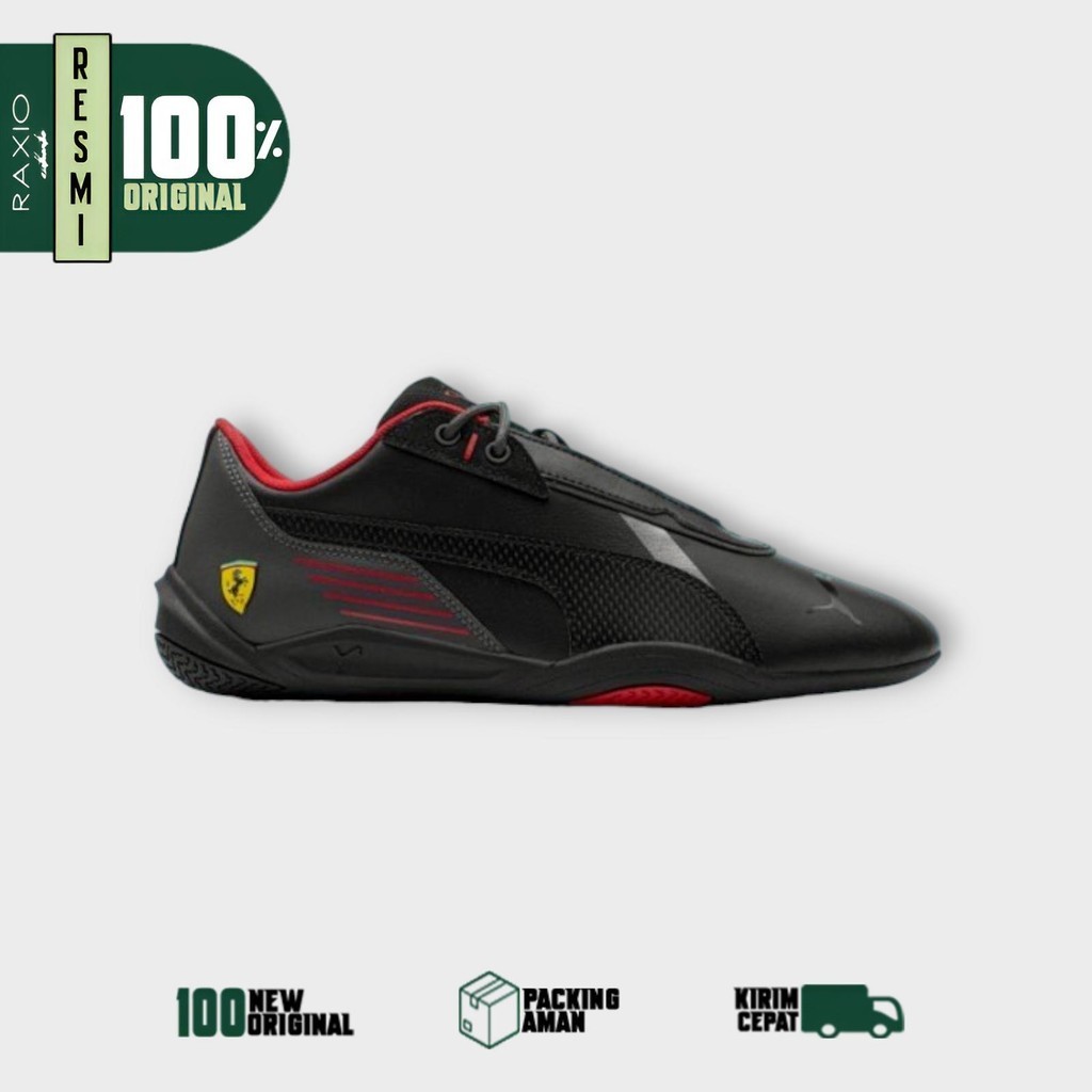 Jual Sepatu Sneakers P*MA PMA Scuderia Ferrari X R Cat Machina Black ...