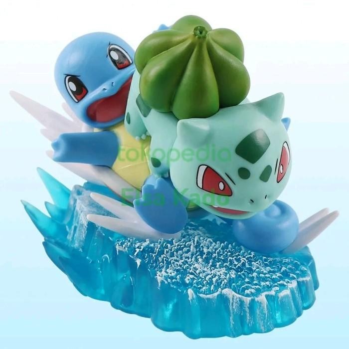 Jual ACTION FIGURE POKEMON SET 2 PIKACHU TOGEPI SQUIRTLE BULBASAUR ...