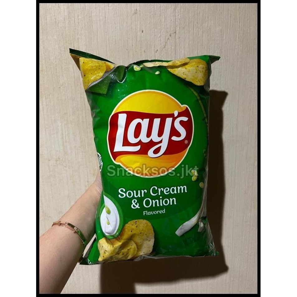 Jual LayS Potato Chips Classic / Barbecue / Salt And Vinegar- Usa Lays ...