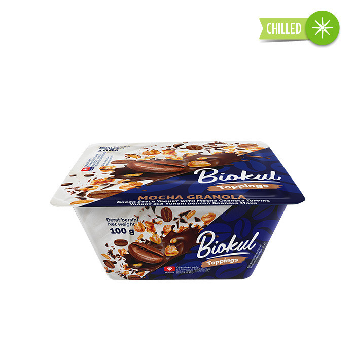 Jual BIOKUL GREEK YOGURT WITH TOPPING MOCHA GRA 100 GR Shopee Indonesia