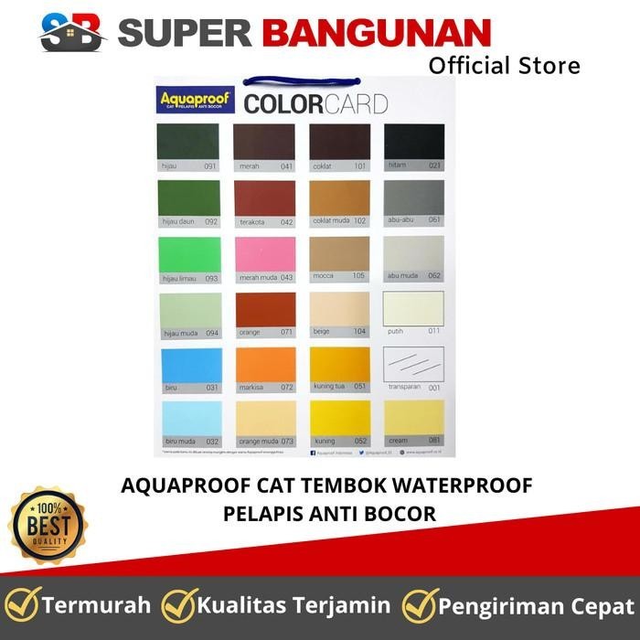 Jual Aquaproof Cat Tembok Waterproof Pelapis Anti Bocor 031 Biru 1kg 4kg Shopee Indonesia 5364