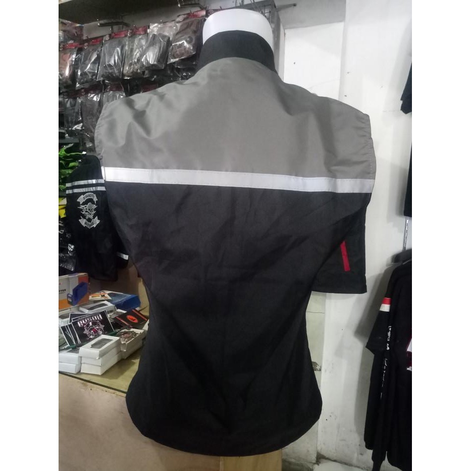 Jual Rompi Touring Rompi Motor Rompi Harian Taslan Abu | Shopee Indonesia