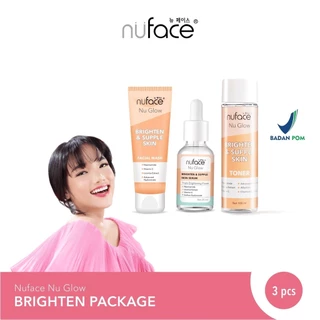 Nuface Skincare Fuji 3in1 & 5in1 Nu Glow Brighten & Supple Skin Package/Skincare Wajah/Skincare Murah/Paket Skincare/Skincare Paketan/Skincare BPOM/Scincare/Skin Care/Skincare Wanita/Scincare Mencerahkan/Scincare Promo/Skincare Ampuh Mencerahkan
