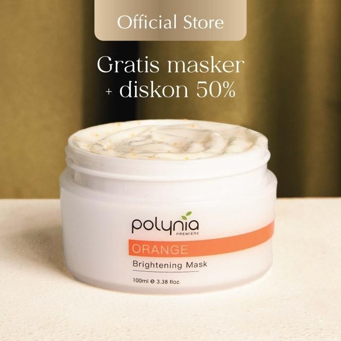 Jual Polynia - Orange Brightening Mask 100Ml | Shopee Indonesia