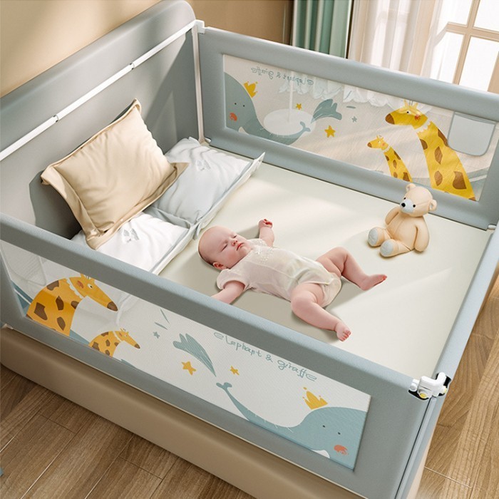 Jual Baby Bedrail Bed Rail Pagar Pengaman Kasur Ranjang Bayi Bed Safety ...