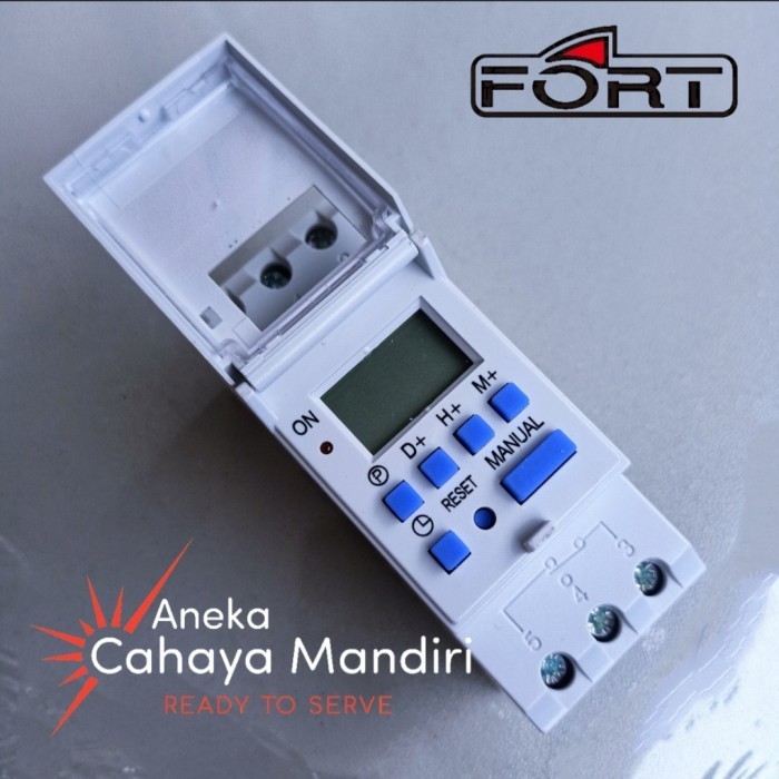 Jual Din Rel Timer weekly Timer TP-8A16 FORT 220-240ac | Shopee Indonesia