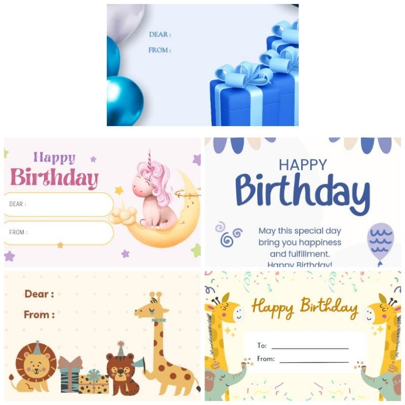 Jual KARTU UCAPAN SELAMAT ULANG TAHUN/Happy BIRTHDAY CARD/GRETTING CARD ...
