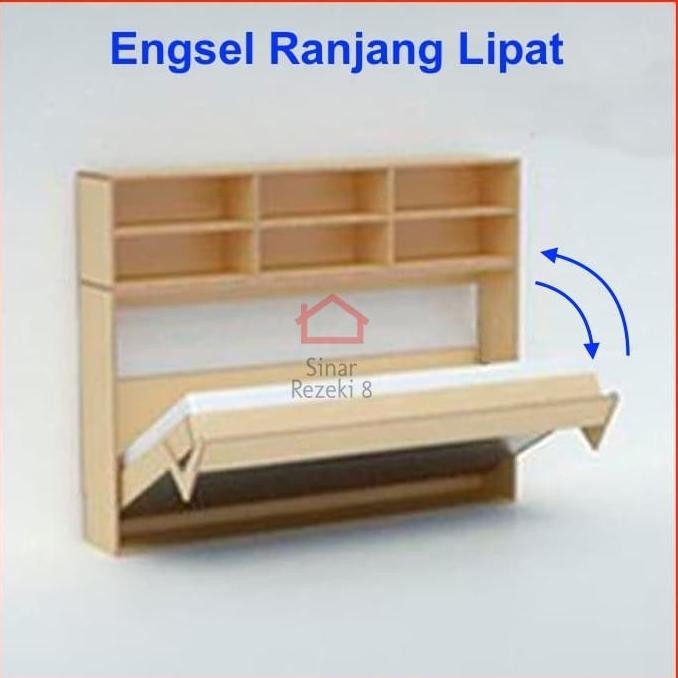 Jual Engsel Ranjang Lipat 339 Tempat Tidur Bed Save Fold Lift Up ...