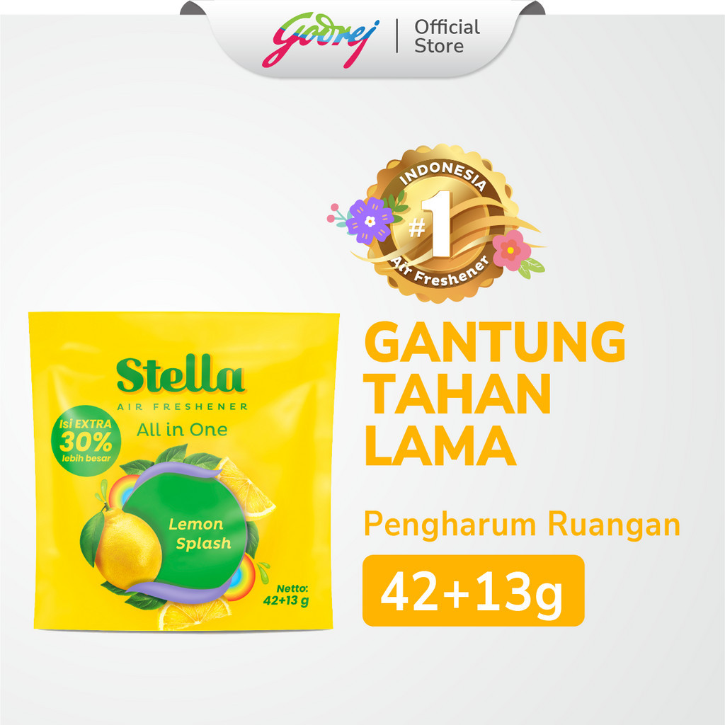 Jual Stella All In One Lemon Splash Gr Pengharum Ruangan Shopee Indonesia