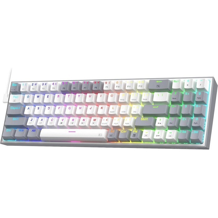 Jual Redragon Universal Mech Gaming Keyboard 78 Keys Rgb Pollux - K628 ...