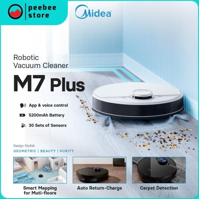 Jual Midea M7 Plus Robotic Vacuum Cleaner | Shopee Indonesia