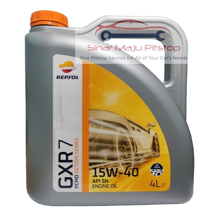 Jual Repsol Gxr 7 Sae 15W-40 Api Sn Oli Mesin Mobil Bensin 4 Liter ...