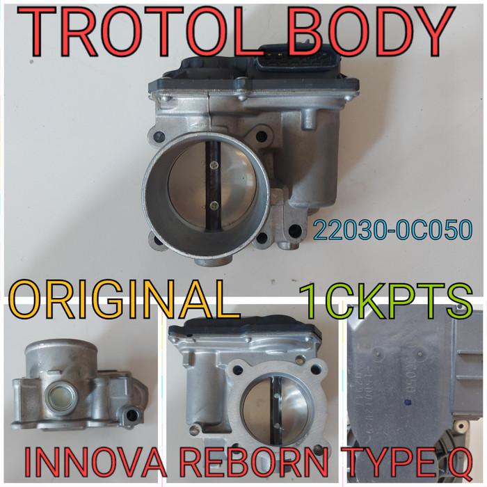 Jual Trotol throttle Body ORIGINAL Toyota Innova Reborn type Q 22030 ...