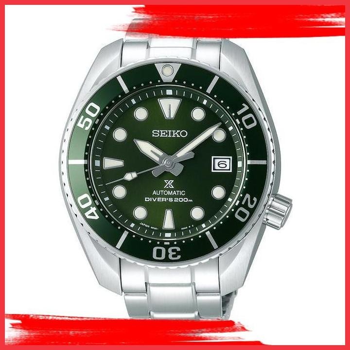 Jual (ITP) SEIKO PROSPEX SPB103J1 / SPB103 GREEN SUMO BASELWORD 2019 ...