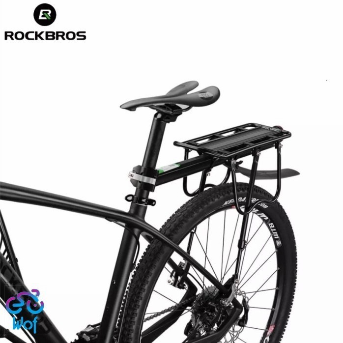 Jual Rockbros Bicycle Rear Seat Rack Carrier MTB Road Bike Shelf Rak ...