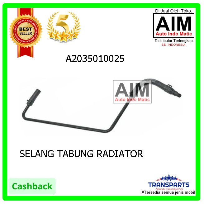 Jual Selang Tabung Radiator Mercedes M271 W203 C180 C200 A2035010025 ...