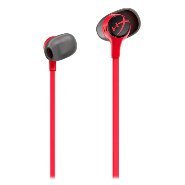 HyperX Earbuds Gaming Cloud II - Red Wired Noise Cancelling Stereo Bass Android iOS Non Bluetooth Non Wireless Led RGB