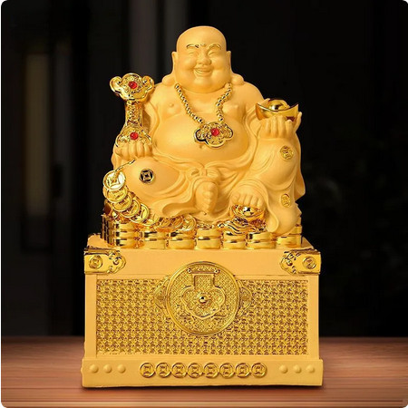 Jual A.S Patung Maitreya Buddha Tertawa Ornamen Buddha Untuk Merekrut ...