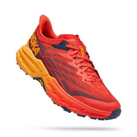 Hoka Speedgoat 5 Men's Trail Shoes - Fiesta/Radiant Yellow