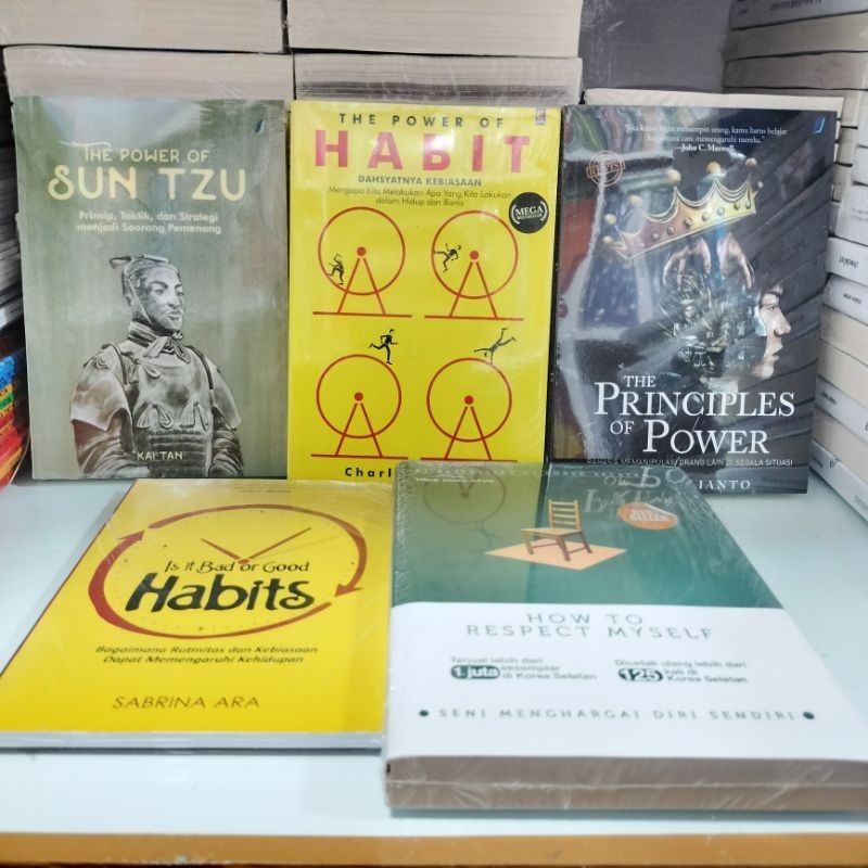 Jual Paket 5 Buku The Power Sun Tzu The Power Of Habit The Principles