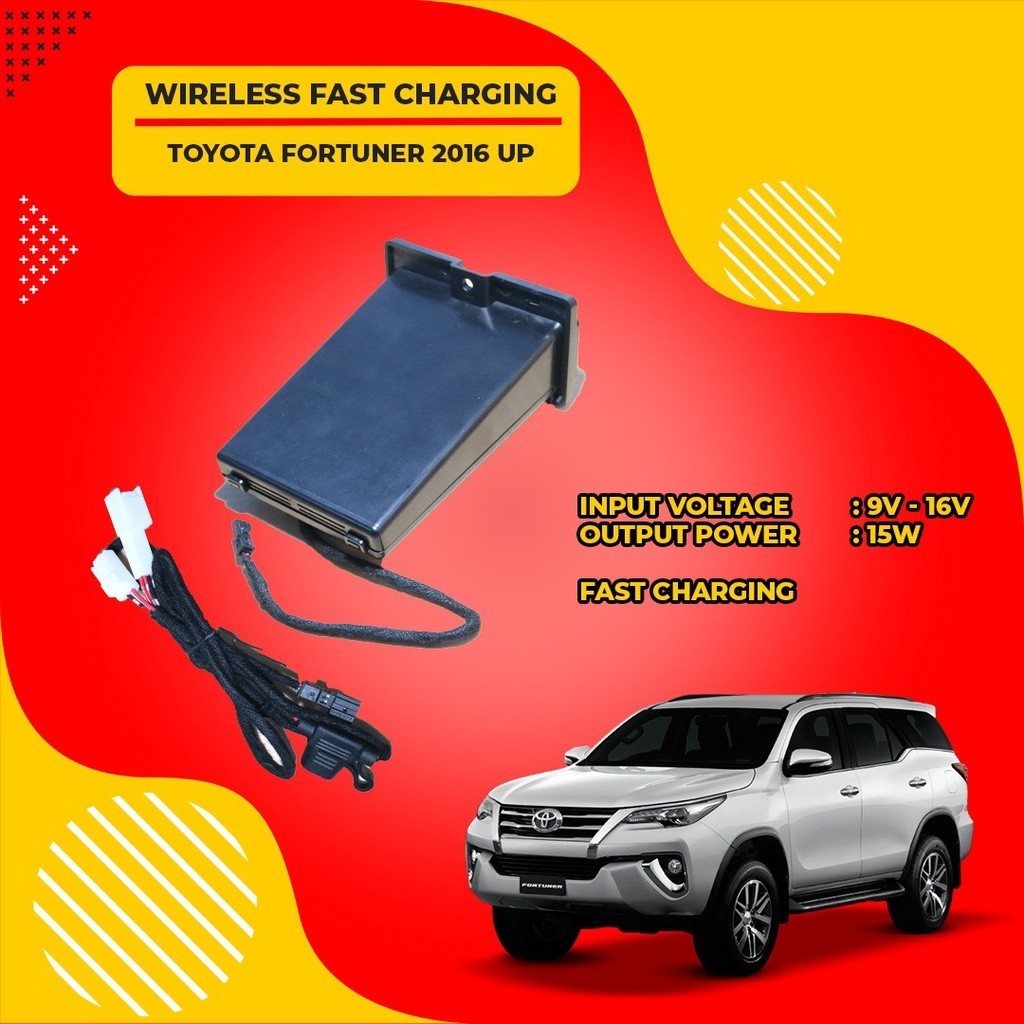 Jual Modul Wireless Charger 15 Watt Mobil Toyota Fortuner 2016 UP ...