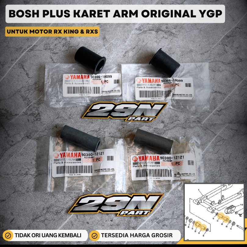 Jual PLASTIK BOSH ARM RX KING FIZ R ORIGINAL | 90386-18099 dan 90380 ...