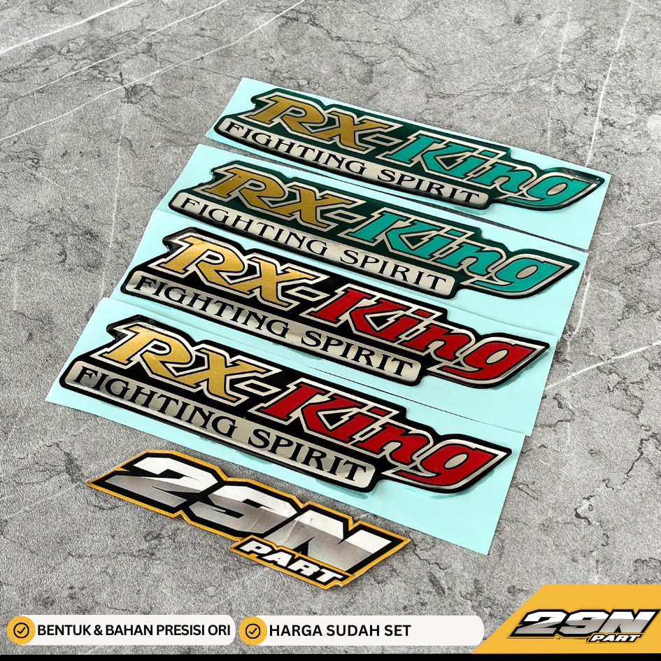 Jual EMBLEM COVER DOP AKI FIGHTING SPIRIT RX KING RXK MASTER 1998 ...
