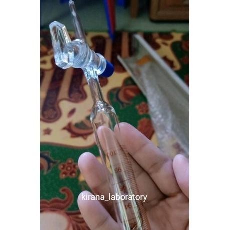 Jual READYY>> BURET 100ML PYREX KRAN KACA - ALAT UKUR KOMRESI - ALAT ...