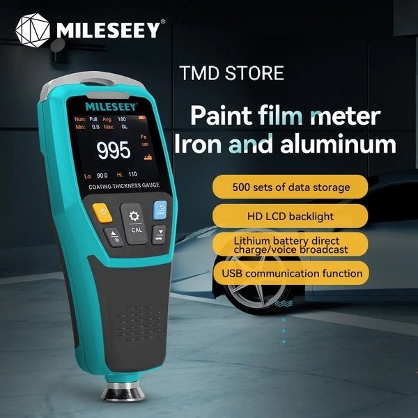 Jual Paint Coating Thickness Gauge Digital Alat Ukur Ketebalan Cat ...